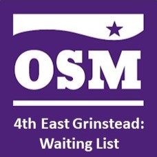 Logo - Online Scout Manager - With additional test - '4th East Grinstead Waiting List'